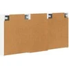Vonios spintos komplektas su lentyna 3 pcs 140 x 14,5 x 70 cm