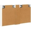 Vonios spintos komplektas su lentyna 3 pcs 120 x 14,5 x 70 cm