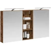 Vonios spintos komplektas su lentyna 3 pcs 130 x 14,5 x 70 cm