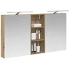 Vonios spintos komplektas su lentyna 3 pcs 130 x 14,5 x 70 cm