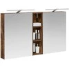 Vonios spintos komplektas su lentyna 3 pcs 120 x 14,5 x 70 cm