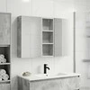 Vonios spintos komplektas su lentyna 3 pcs 80 x 10,5 x 50 cm