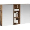 Vonios spintos komplektas su lentyna 3 pcs 80 x 10,5 x 50 cm