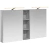 Vonios spintos komplektas su lentyna 3 pcs 120 x 14,5 x 70 cm