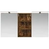 Vonios spintos komplektas su lentyna 3 pcs 140 x 14,5 x 70 cm