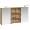Vonios spintos komplektas su lentyna 3 pcs 100 x 10,5 x 50 cm