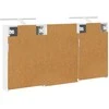 Vonios spintos komplektas su lentyna 3 pcs 120 x 10,5 x 60,5 cm