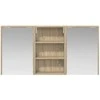 Vonios spintos komplektas su lentyna 3 pcs 126 x 16 x 62.5 cm