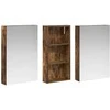 Vonios spintos komplektas su lentyna 3 pcs 110 x 10,5 x 60,5 cm