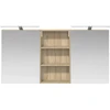 Vonios spintos komplektas su lentyna 3 pcs 140 x 14,5 x 70 cm