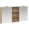 Vonios spintos komplektas su lentyna 3 pcs 140 x 14,5 x 70 cm