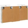 Vonios spintos komplektas su lentyna 3 pcs 140 x 14,5 x 70 cm