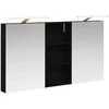 Vonios spintos komplektas su lentyna 3 pcs 110 x 10,5 x 60,5 cm