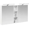 Vonios spintos komplektas su lentyna 3 pcs 120 x 14,5 x 70 cm