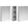 Vonios spintos komplektas su lentyna 3 pcs 120 x 14,5 x 70 cm