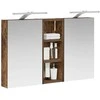 Vonios spintos komplektas su lentyna 3 pcs 80 x 10,5 x 50 cm