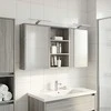 Vonios spintos komplektas su lentyna 3 pcs 126 x 16 x 62.5 cm