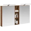 Vonios spintos komplektas su lentyna 3 pcs 120 x 14,5 x 70 cm