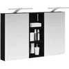 Vonios spintos komplektas su lentyna 3 pcs 80 x 10,5 x 50 cm