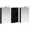 Vonios spintos komplektas su lentyna 3 pcs 110 x 10,5 x 60,5 cm