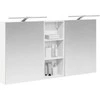 Vonios spintos komplektas su lentyna 3 pcs 130 x 14,5 x 70 cm