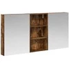 Vonios spintos komplektas su lentyna 3 pcs 140 x 14,5 x 70 cm
