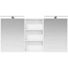 Vonios spintos komplektas su lentyna 3 pcs 140 x 14,5 x 70 cm