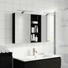 Vonios spintos komplektas su lentyna 3 pcs 110 x 10,5 x 60,5 cm