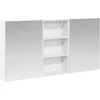 Vonios spintos komplektas su lentyna 3 pcs 140 x 14,5 x 70 cm