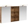 Vonios spintos komplektas su lentyna 3 pcs 120 x 10,5 x 60,5 cm