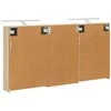 Vonios spintos komplektas su lentyna 3 pcs 140 x 14,5 x 70 cm