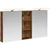 Vonios spintos komplektas su lentyna 3 pcs 130 x 14,5 x 70 cm