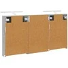 Vonios spintos komplektas su lentyna 3 pcs 120 x 10,5 x 60,5 cm