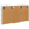 Vonios spintos komplektas su lentyna 3 pcs 130 x 14,5 x 70 cm