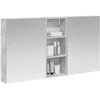 Vonios spintos komplektas su lentyna 3 pcs 130 x 14,5 x 70 cm