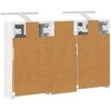 Vonios spintos komplektas su lentyna 3 pcs 80 x 10,5 x 50 cm