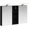 Vonios spintos komplektas su lentyna 3 pcs 80 x 10,5 x 50 cm