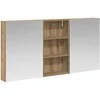 Vonios spintos komplektas su lentyna 3 pcs 140 x 14,5 x 70 cm
