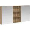 Vonios spintos komplektas su lentyna 3 pcs 140 x 14,5 x 70 cm