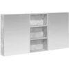 Vonios spintos komplektas 3 vnt. 140 x 14,5 x 70 cm
