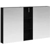 Vonios spintos komplektas su lentyna 3 pcs 100 x 10,5 x 60,5 cm
