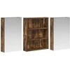 Vonios spintos komplektas su lentyna 3 pcs 100 x 10,5 x 50 cm