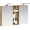 Vonios spintos komplektas su lentyna 3 pcs 80 x 10,5 x 50 cm