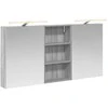 Vonios spintos komplektas 3 pcs 140 x 14,5 x 70 cm