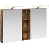 Vonios spintos komplektas su lentyna 3 pcs 100 x 10,5 x 60,5 cm