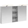 Vonios spintos komplektas su lentyna 3 pcs 130 x 14,5 x 70 cm