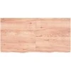 Vonios stalviršis, šviesiai rudas, 120x60x(2-6)cm, mediena