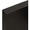 Vonios stalviršis, tamsiai rudas, 100x40x(2-6)cm, mediena