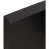 Vonios stalviršis, tamsiai rudas, 100x50x(2-6)cm, mediena