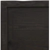 Vonios stalviršis, tamsiai rudas, 100x50x(2-6)cm, mediena